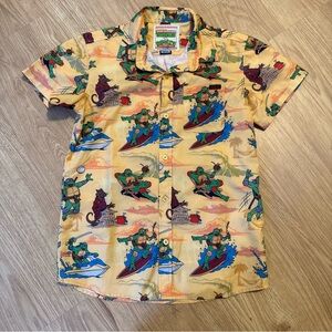 Kid’s Button Up Ninja Turtle Dress Shirt